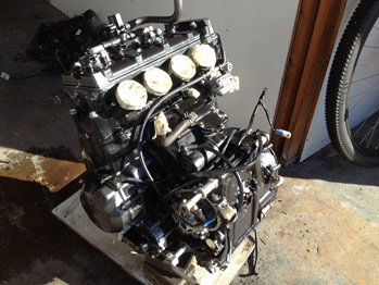 ZX14R engine ready to fit.